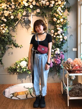 「VII&CO（VII&CO）のアイテム」を使った、江江さん（レディース・154cm）の春コーディネート
