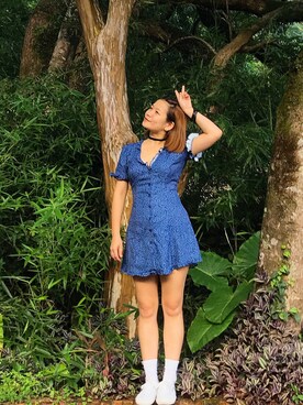 「SUPERGA（スペルガ）のアイテム（スリッポン）」を使った、江江さん（レディース・154cm）の秋コーディネート