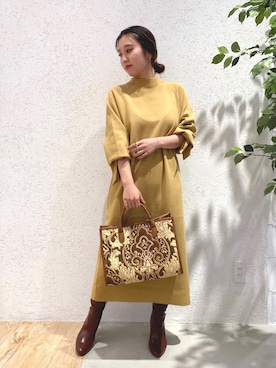 「andemiu」｜kiyokaさん（レディース・155cm）の秋コーディネート