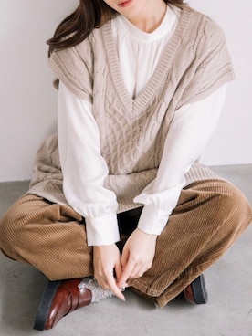 mysaliinaさん（レディース・157cm）の冬コーディネート