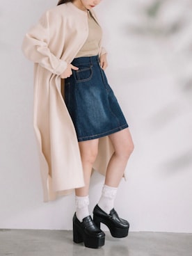 mysaliinaさん（レディース・154cm）の冬コーディネート