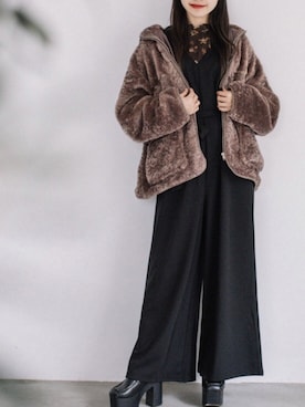 mysaliinaさん（レディース・154cm）の冬コーディネート