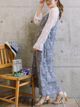 「Bou Jeloud（ブージュルード）のアイテム」を使った、mysaliinaさん（レディース・158cm）の春コーディネート