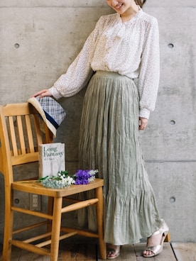 「Bou Jeloud（ブージュルード）のアイテム」を使った、mysaliinaさん（レディース・158cm）の春コーディネート