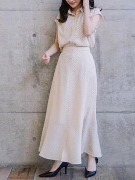 「JILL STUART（ジルスチュアート）のアイテム」を使った、mysaliinaさん（レディース・158cm）の春コーディネート