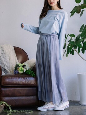 「おうちスタイル」｜「アイテム（その他）」を使った、mysaliinaさん（レディース・158cm）の春コーディネート