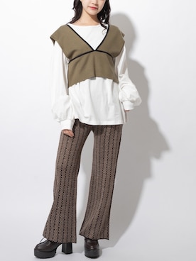 「ビスチェコーデ」｜mysaliinaさん（レディース・158cm）の秋コーディネート