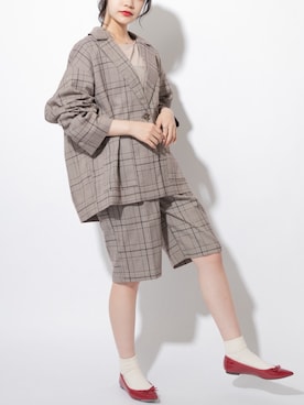 「ミサリナ」｜「アイテム（ジャケット/アウター）」を使った、mysaliinaさん（レディース・158cm）の秋コーディネート
