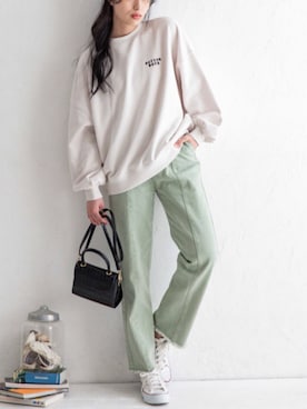 「ミントカラー」｜mysaliinaさん（レディース・158cm）の春コーディネート