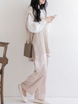 「ゆるカジ」｜「アイテム（その他）」を使った、mysaliinaさん（レディース・164cm）の春コーディネート