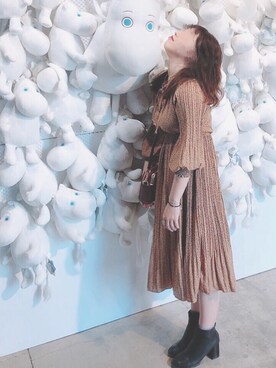 「MARC JACOBS（マークジェイコブス）のアイテム（クラッチバッグ）」を使った、ゆみさん（レディース・161cm）の冬コーディネート