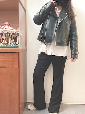 「スーツコーデ」｜ゆみさん（レディース・161cm）の春コーディネート