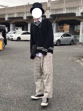 「H&M（エイチ・アンド・エム）のアイテム（バッグ）」を使った、たくみさん（メンズ・172cm）の冬コーディネート