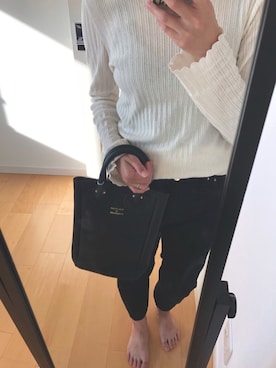 「ヤングアンドオルセン」｜「アイテム（パンツ）」を使った、kn☺︎さん（レディース・160cm）の春コーディネート