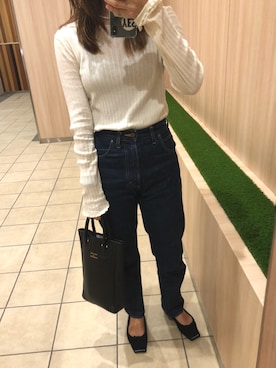 「ヤングアンドオルセン」｜「アイテム（パンツ）」を使った、kn☺︎さん（レディース・160cm）の夏コーディネート
