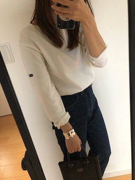 「ヤングアンドオルセン」｜「アイテム（アクセサリー）」を使った、kn☺︎さん（レディース・160cm）の秋コーディネート