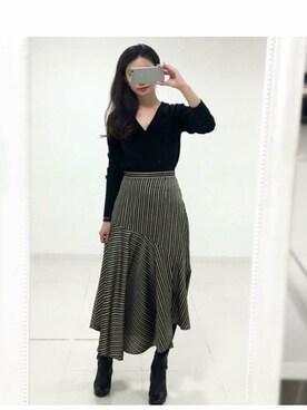 「DRWCYS（ドロシーズ）のアイテム」を使った、DRWCYS・PR 生駒典子さん（レディース・159cm）の冬コーディネート