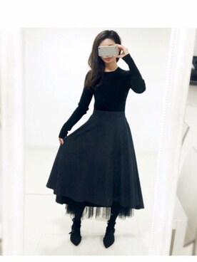 DRWCYS・PR 生駒典子さん（レディース・159cm）の冬コーディネート
