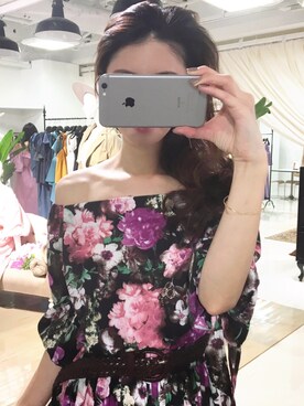 「DRWCYS（ドロシーズ）のアイテム（その他トップス）」を使った、DRWCYS・PR 生駒典子さん（レディース・159cm）の冬コーディネート