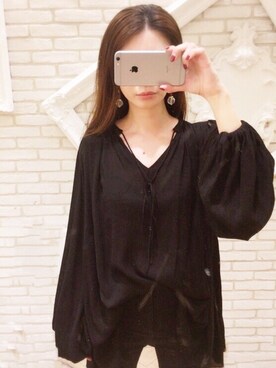 「DRWCYS（ドロシーズ）のアイテム」を使った、DRWCYS・PR 生駒典子さん（レディース・159cm）の秋コーディネート