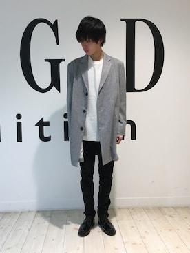 「GGD（ジージーディー）のアイテム」を使った、GGDedition八王子店さん（メンズ・172cm）の冬コーディネート