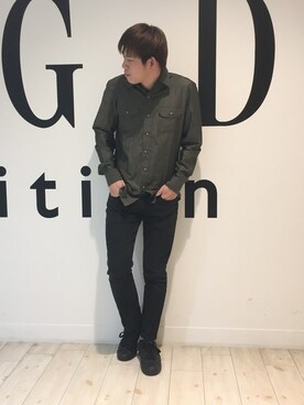 「GGD（ジージーディー）のアイテム（パンツ）」を使った、GGDedition八王子店さん（メンズ・165cm）の春コーディネート