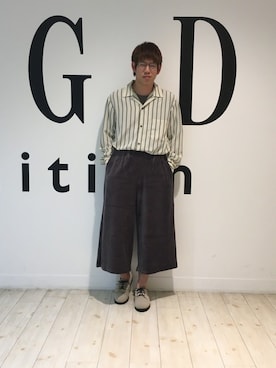 「GGD（ジージーディー）のアイテム（パンツ）」を使った、GGDedition八王子店さん（メンズ・165cm）の秋コーディネート
