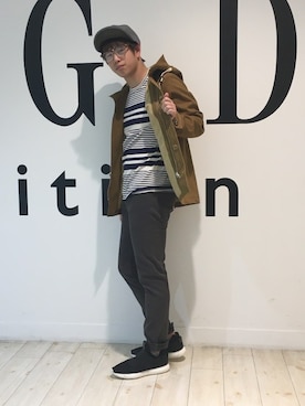 モッズコートを使った「GGD」のメンズ人気ファッションコーディネート 