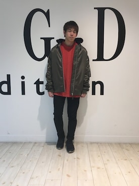 「GGD（ジージーディー）のアイテム」を使った、GGDedition八王子店さん（メンズ・165cm）の秋コーディネート