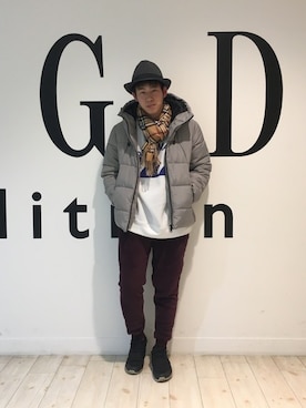 「HVC（エイチブイシー）のアイテム（ジャケット/アウター）」を使った、GGDedition八王子店さん（メンズ・165cm）の冬コーディネート