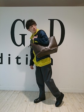 「GGD（ジージーディー）のアイテム（ジャケット/アウター）」を使った、GGDedition八王子店さん（メンズ・165cm）の春コーディネート