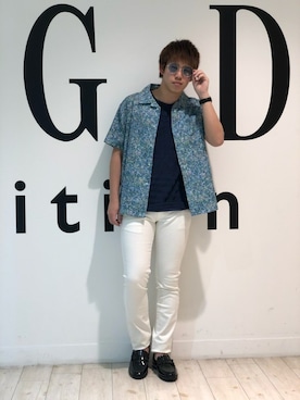 「HVC（エイチブイシー）のアイテム（パンツ）」を使った、GGDedition八王子店さん（メンズ・165cm）の春コーディネート