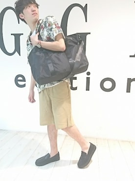 「HVC（エイチブイシー）のアイテム（パンツ）」を使った、GGDedition八王子店さん（メンズ・170cm）の夏コーディネート