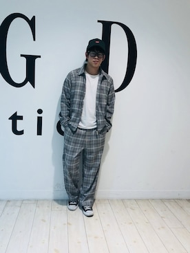 「GGD（ジージーディー）のアイテム（ジャケット/アウター）」を使った、GGDedition八王子店さん（メンズ・165cm）の夏コーディネート