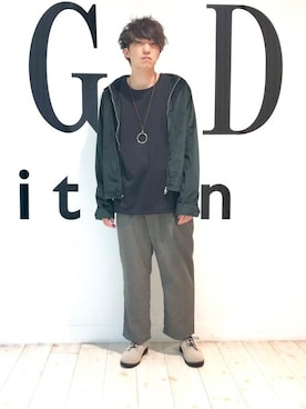 「GGD（ジージーディー）のアイテム（パンツ）」を使った、GGDedition八王子店さん（メンズ・170cm）の秋コーディネート
