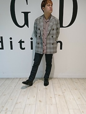 「GGD（ジージーディー）のアイテム（ジャケット/アウター）」を使った、GGDedition八王子店さん（メンズ・170cm）の秋コーディネート