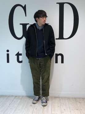 「GGD（ジージーディー）のアイテム（ジャケット/アウター）」を使った、GGDedition八王子店さん（メンズ・170cm）の冬コーディネート