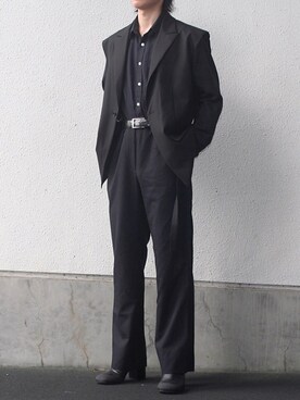 「RANDOM IDENTITIES（ランダムアイデンティティーズ）のアイテム（シューズ）」を使った、keeeenさん（メンズ・167cm）の秋コーディネート