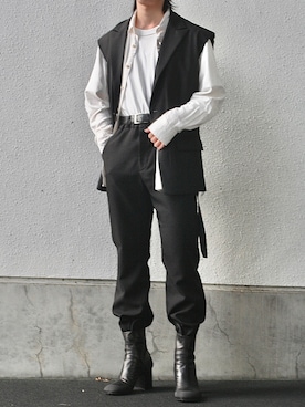 「RANDOM IDENTITIES（ランダムアイデンティティーズ）のアイテム（シューズ）」を使った、keeeenさん（メンズ・167cm）の秋コーディネート