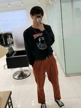 「CONVERSE（コンバース）のCONVERSE コンバース ジャック パーセル / JACK PURCEL（スニーカー）」を使った、かをるさん（メンズ・176cm）の冬コーディネート