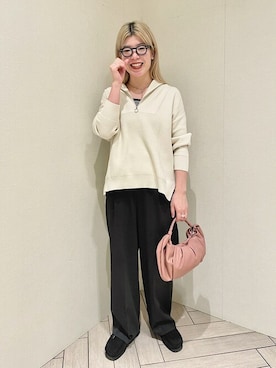 「SHIPS Days（シップスデイズ）のアイテム」を使った、滝田さん（レディース・164cm）の秋コーディネート