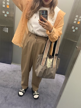 「g.v.g.v.」｜ 𝐦❂𝐞さん（レディース・157cm）の秋コーディネート