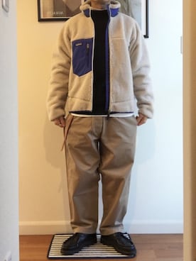 「YAECA」｜「アイテム（ダウンジャケット/コート）」を使った、KUROさん（メンズ・163cm）の冬コーディネート