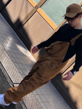 「インスタやってます」｜「アイテム（帽子）」を使った、だいちゃんさん（メンズ・167cm）の冬コーディネート