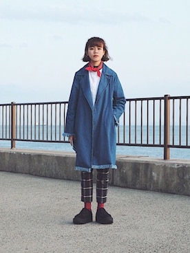 安吉🍀さん（レディース・161cm）の春コーディネート