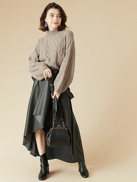 「An3pocket（アンポケット）のアイテム」を使った、An3pocketさん（レディース・165cm）の冬コーディネート