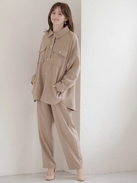「アンポケット」｜「アイテム（アクセサリー）」を使った、An3pocketさん（レディース・168cm）の春コーディネート
