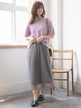 「アンポケット」｜An3pocketさん（レディース・168cm）の春コーディネート