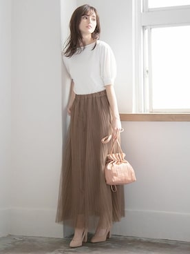 「アンポケット」｜An3pocketさん（レディース・168cm）の春コーディネート