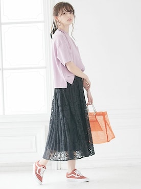 「アンポケット」｜An3pocketさん（レディース・168cm）の夏コーディネート